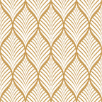 Geometric Leaf Wallpaper