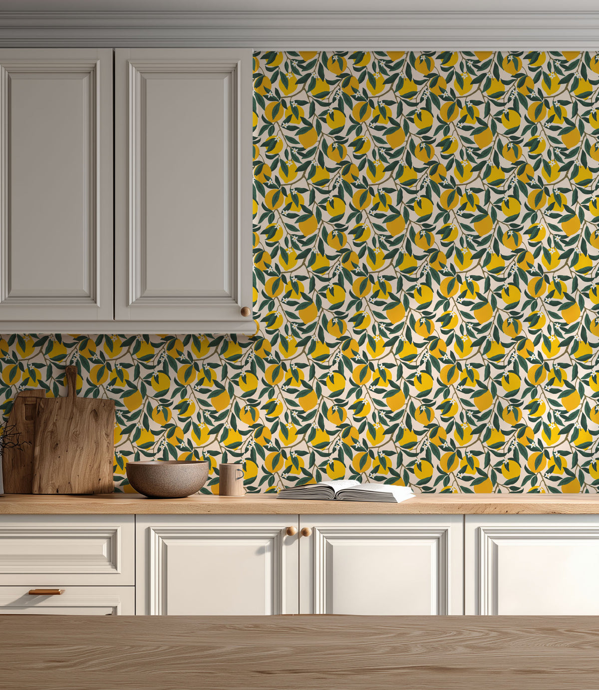 Kitchen Lemon Wallpaper