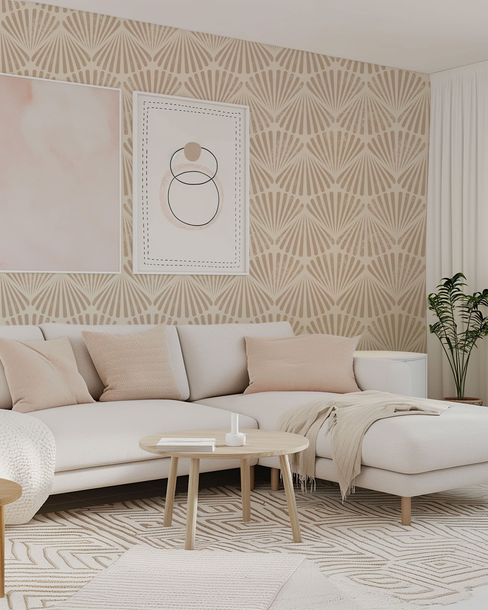 Deco Shell Wallpaper