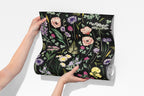 midnight meadow wallpaper, premium peel & stick, 2x8 feet 24 inches x 96 inches, home decor