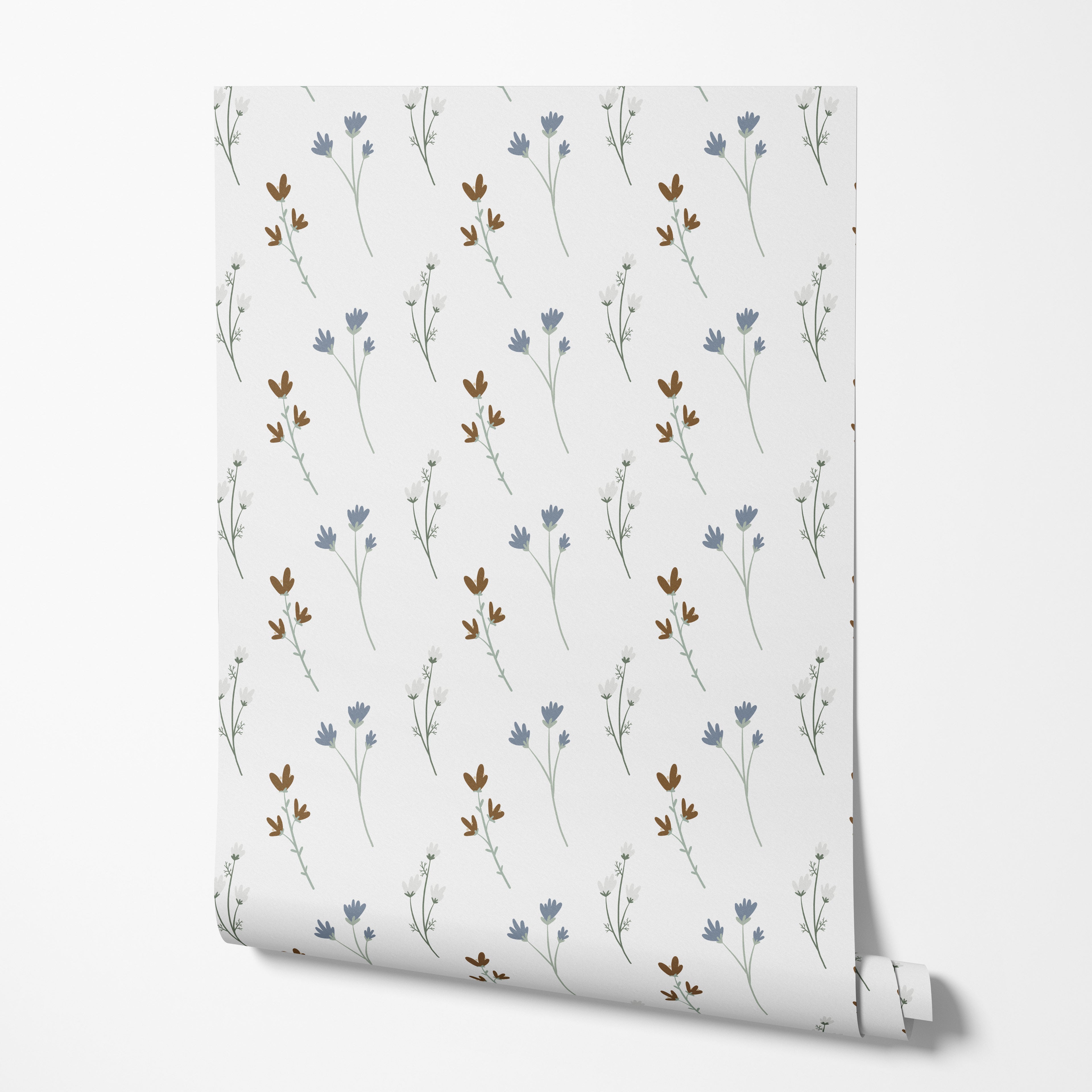 poppy drift wallpaper, premium peel & stick, 2x6 feet 24 inchesx 72 inches, home decor