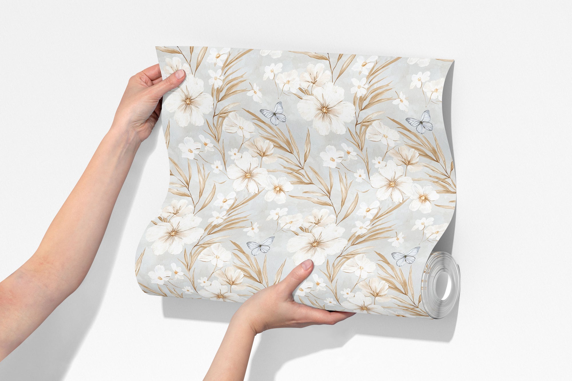 starpetal wallpaper, premium peel & stick, 2x8 feet 24 inches x 96 inches, home decor
