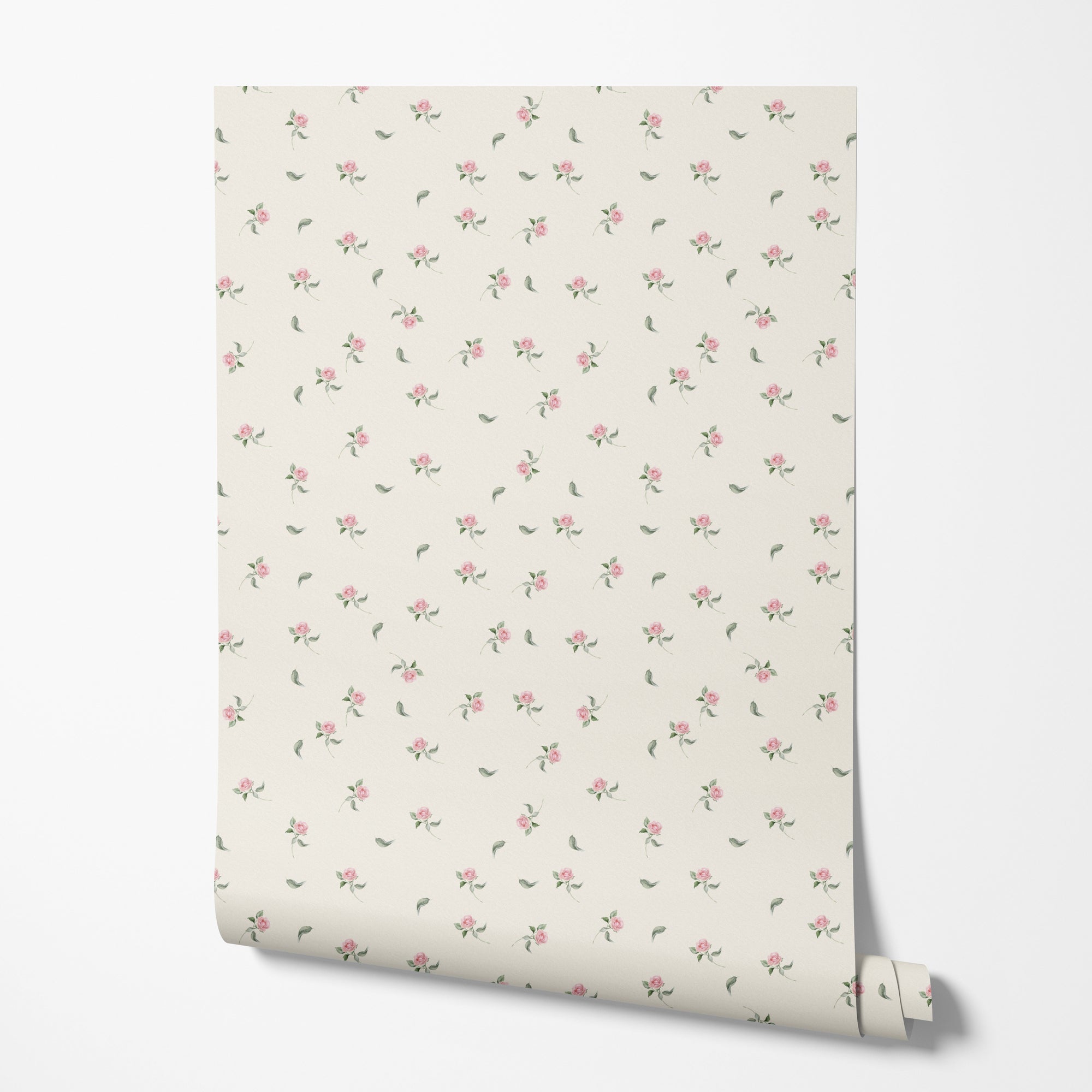 Ditsy Rose Wallpaper