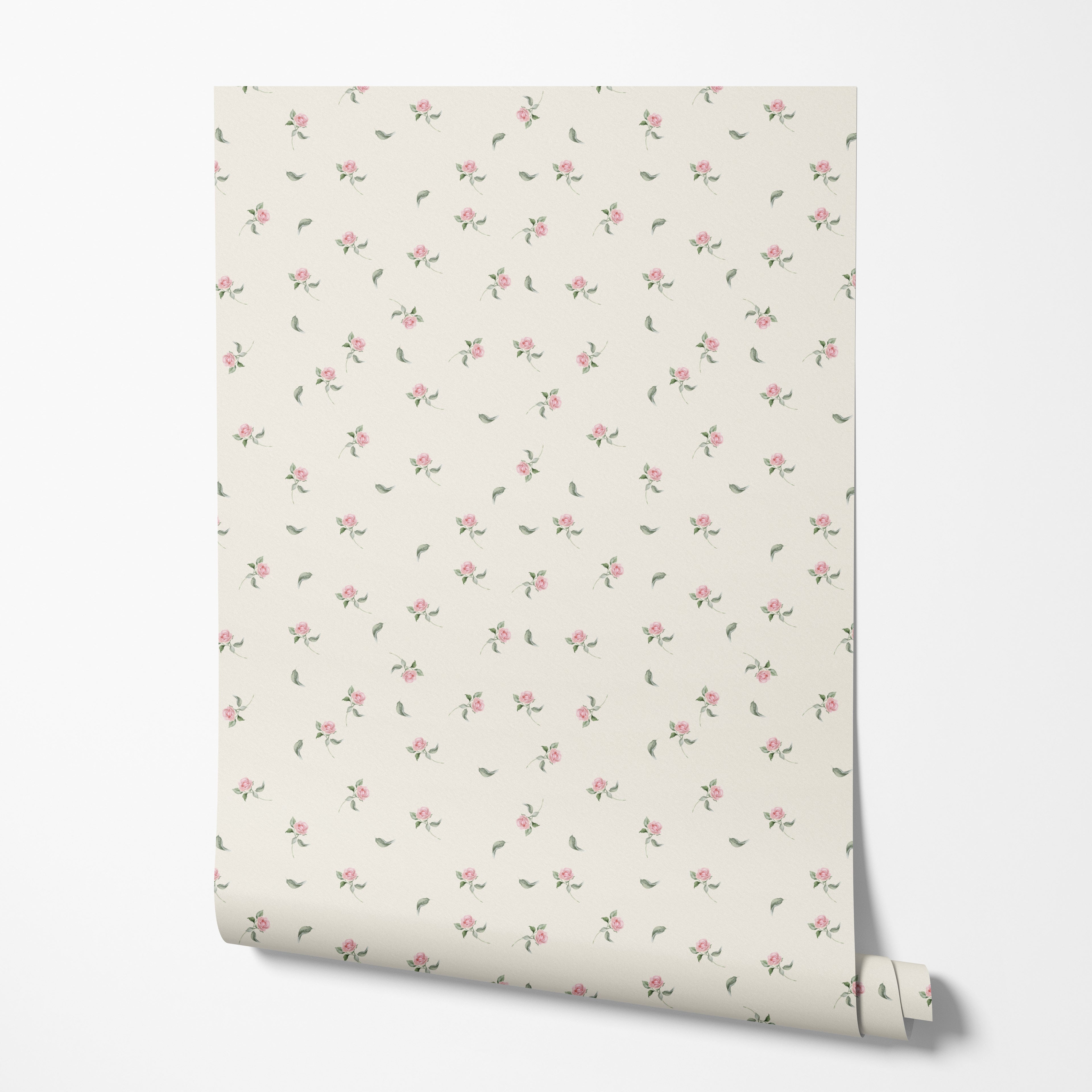 Ditsy Rose Wallpaper