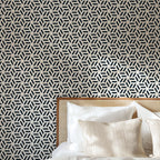hexa wallpaper, premium peel & stick, 2x8 feet 24 inches x 96 inches, home decor