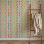 vintage berry wallpaper, premium peel & stick, 2x8 feet 24 inches x 96 inches, home decor