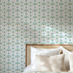 clover bouquet wallpaper, premium peel & stick, 2x8 feet 24 inches x 96 inches, home decor