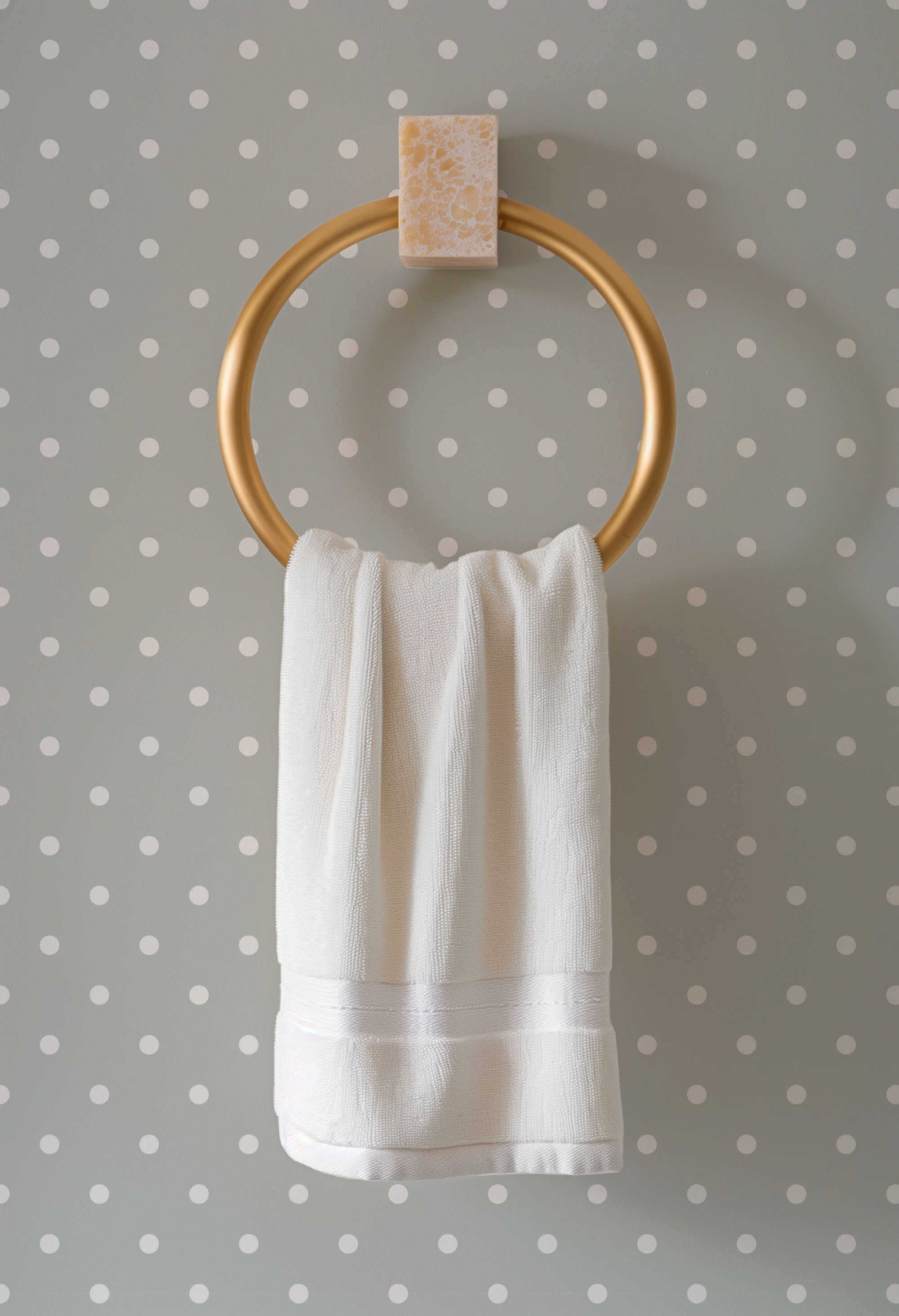 mini polka dots wallpaper, premium peel & stick, 2x4 feet 24 inches x 48 inches, home decor