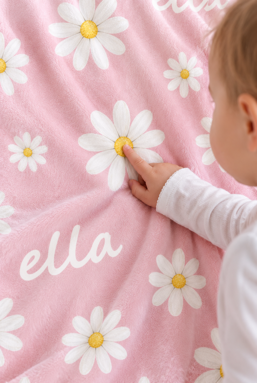 Daisy Baby and Kids Blanket mockup