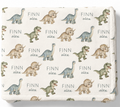 Little Dinosaurs Baby and Kids Blanket mockup