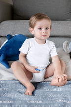 Personalized Multi-Name Blue Blanket