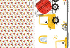 Construction Rainbow Wallpaper