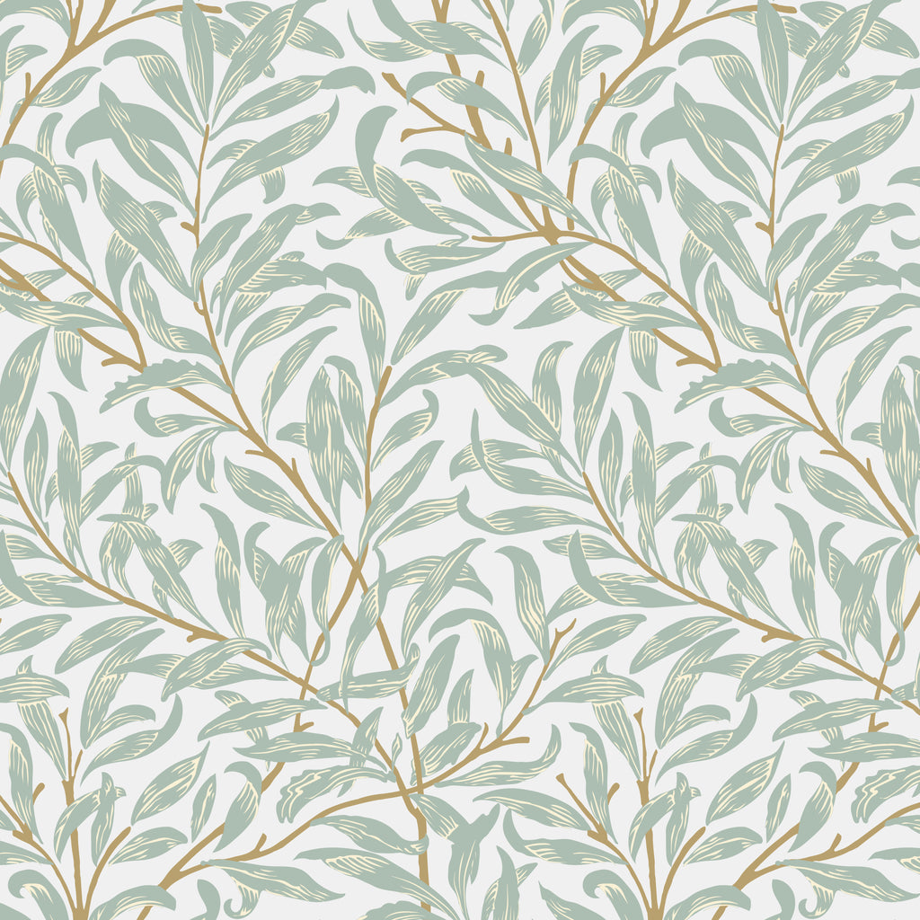 Botanical Leaf Wallpaper