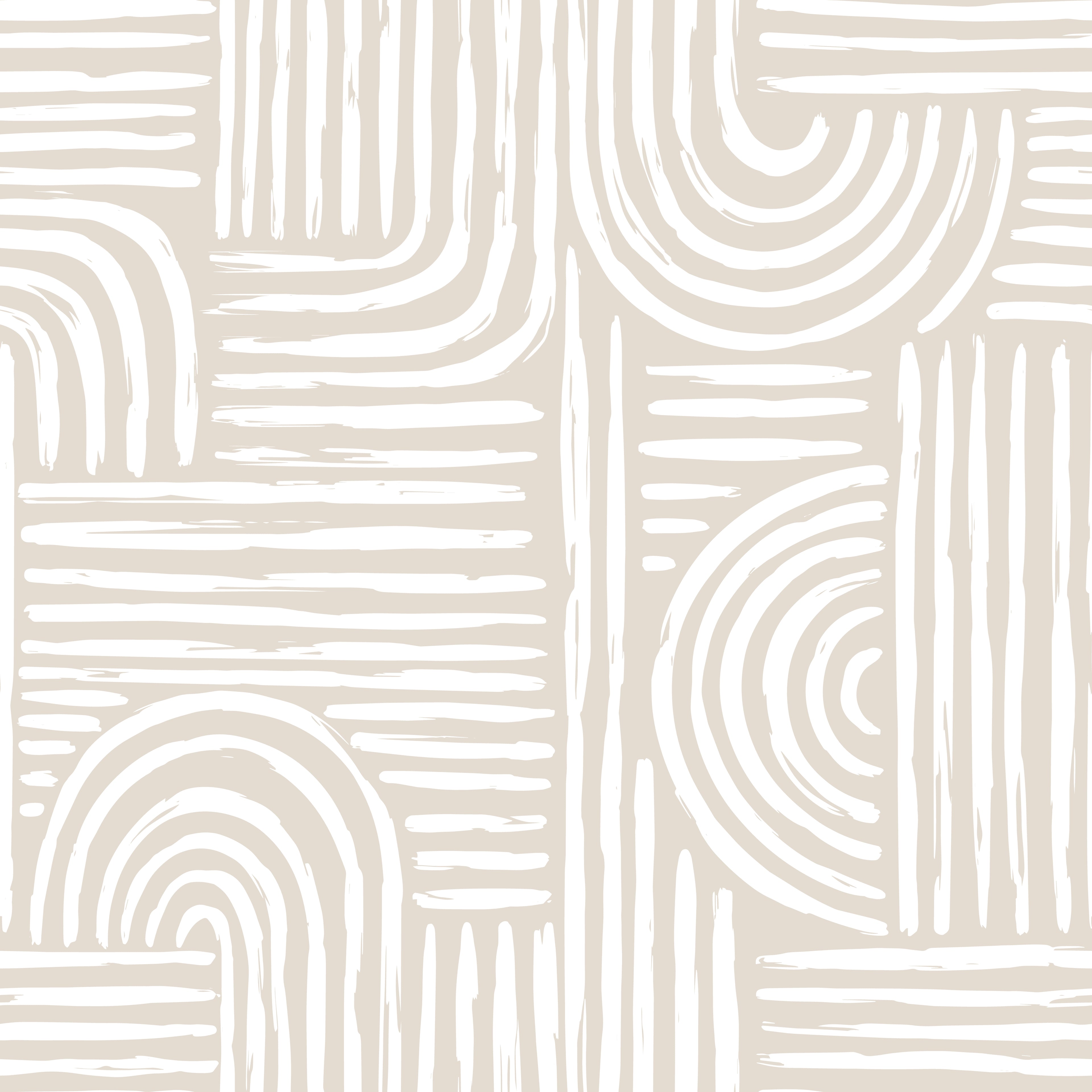 Beige Geometric Wallpaper