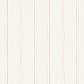 WP423 pink double pinstripe pattern on cream