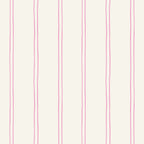 WP423 pink double pinstripe pattern on cream