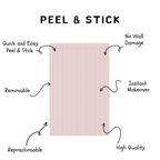 Pink Beadboard Peel & Stick Wall Panel Decals – Removable Modern Wainscoting for Accent Walls, Bedrooms & Nurseries